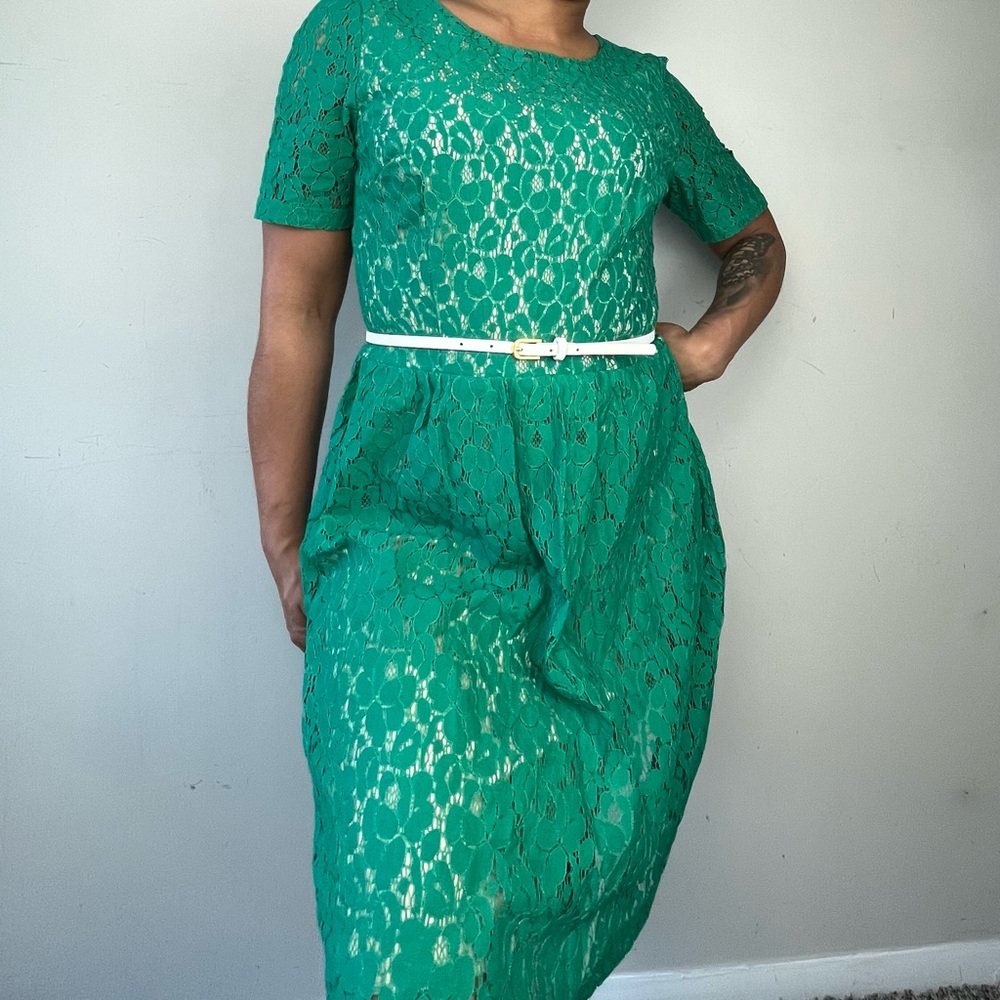 Enfocus Studio Green Dress Size 10